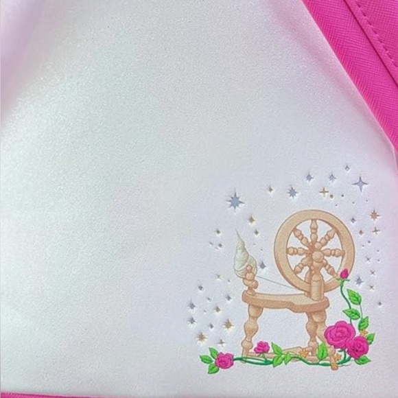 Loungefly Mini Backpack -Disney Sleeping Beauty Castle with Sequins - Picture 2 of 2